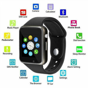 Waterproof Bluetooth Smart Watch Phone Mate compatible with iphone IOS Android