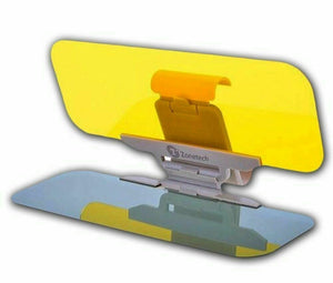Zone Tech Anti Glare Sun - Visor Day Night Vision Shield Driving View Extender