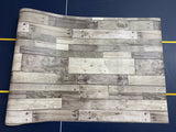 3D Rustic Wood Wallpaper Vintage Vinyl Film Sticker Self-adhesive Plank Shiplap