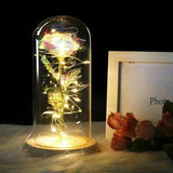 Eternal Rose Flower LED Enchanted Galaxy Rose LED Light Valentine's Gift