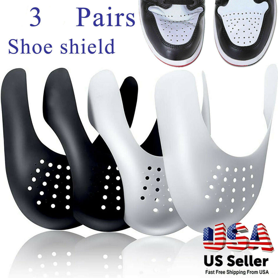 3 Pair Crease Protector For Air Force Shoes Anti Wrinkle Shoes Crease Protector