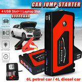 20000/69800mAh 12V Car Jump Starter Portable Power Bank Battery Booster Charger