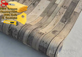 3D Rustic Wood Wallpaper Vintage Vinyl Film Sticker Self-adhesive Plank Shiplap