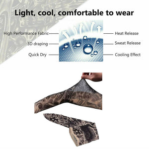 10PCS Cooling Arm Sleeves Cover UV Sun Protection Outdoor Sport Summer Men Women