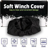Waterproof Soft Dust Winch Cover Heavy Duty Fits Electric12,000LB Capacity US