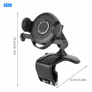 360° Universal Cell Phone Car Dashboard Mount Holder Stand Cradle Bracket Clip