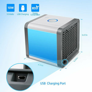 Portable Mini Fan Cooling Cooler Small Desktop Air Conditioner 3 in 1 Air Cooler