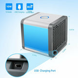 Portable Mini Fan Cooling Cooler Small Desktop Air Conditioner 3 in 1 Air Cooler