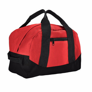 DALIX 12" Small Duffle Bag Gym Mini Travel Overnight Bag Black Gray Blue Red