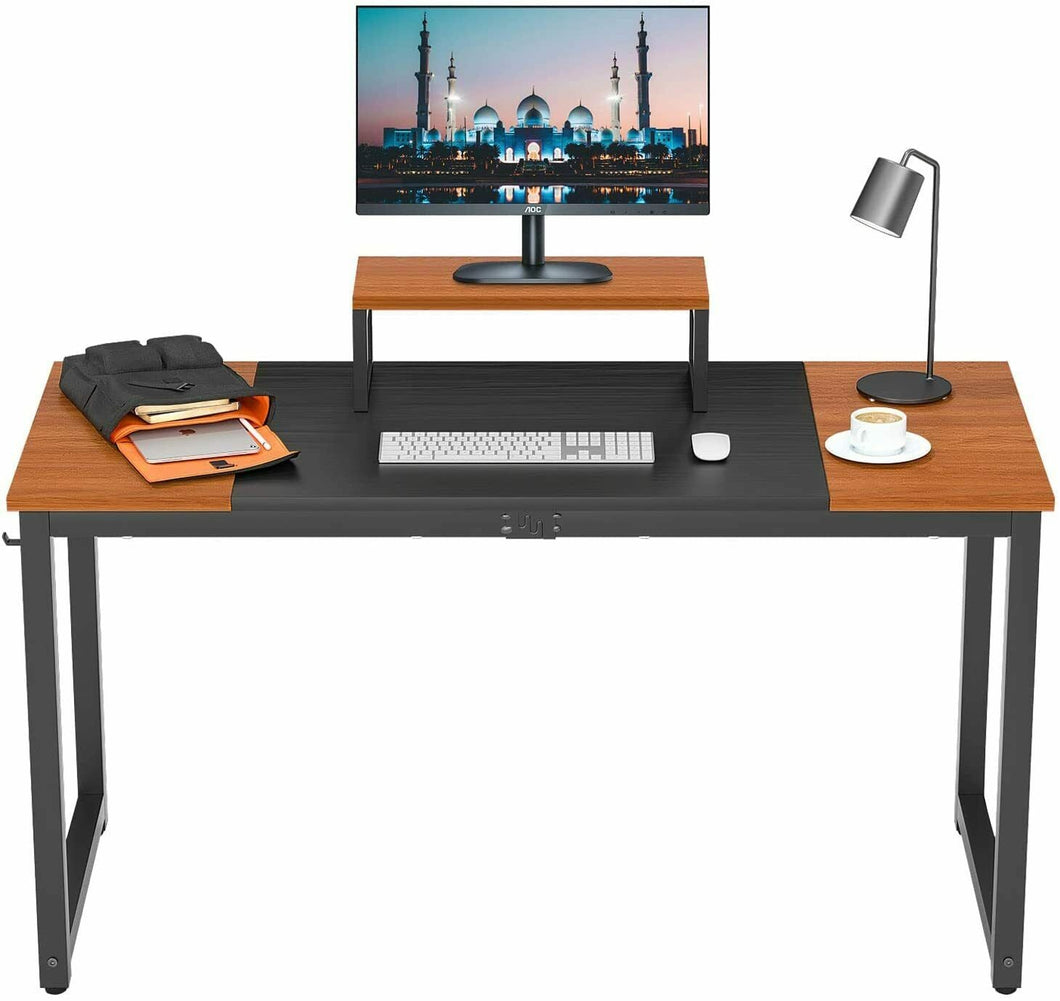 BestOffice 55-inch computer with monitor, lifting table, desk with hook