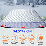 XL Car Windshield Cover Snow Frost Ice Magnetic Sun Protector Truck SUV Winter