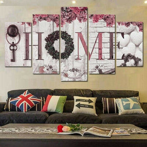 5Pcs Unframed Modern Wall Art Painting Print Canvas Picture Home Room Decor Set