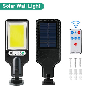 600/750/800W LED Solar Wall Light Motion Sensor Outdoor Security Street Lamp USA