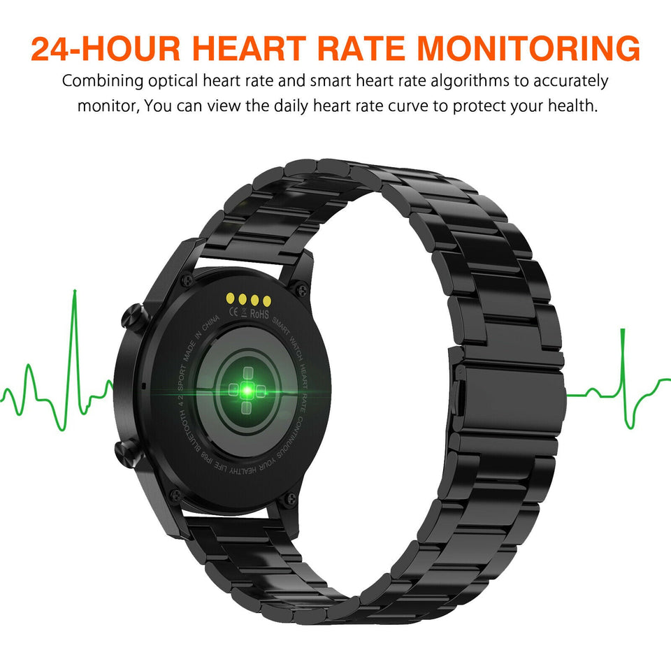 Men Women Smart Waterproof Watch Fitness Herat Rate Tracker Band for IOS Android