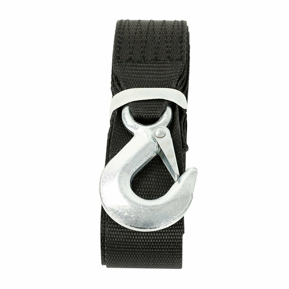 DELUXE BOAT TRAILER REPLACEMENT WINCH STRAP 10000LB 2"x20' WITH SNAP HOOK