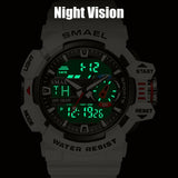 Men Sport Watch Electronic Digital Wristwatch Large Dial Male Gift Watches SMAEL