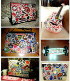200 Stickers Skateboard Vinyl Laptop Luggage Decals Dope Sticker Random Bottle