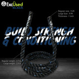 Heavy Weighted Battle Exercise Training Jump Rope Men Women Total Body Work Out