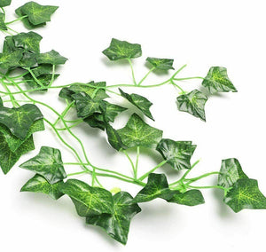 12 PCS Artificial Ivy Leaf Plants Fake Hanging Garland Plants Vine Home Decor