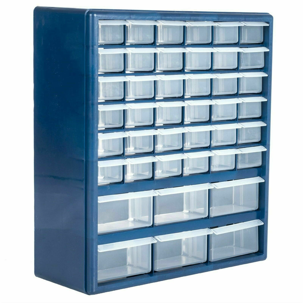 42 Drawer Hardware Storage Box Container Crafts Beads Nuts Bolts 17 Inch High