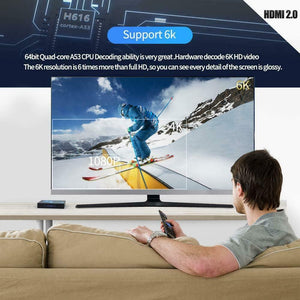 T95 4K TV BOX Android 10 CORE 4GB+128GB  2.4/5G WIFI HDMI 3D Home Media Streamer