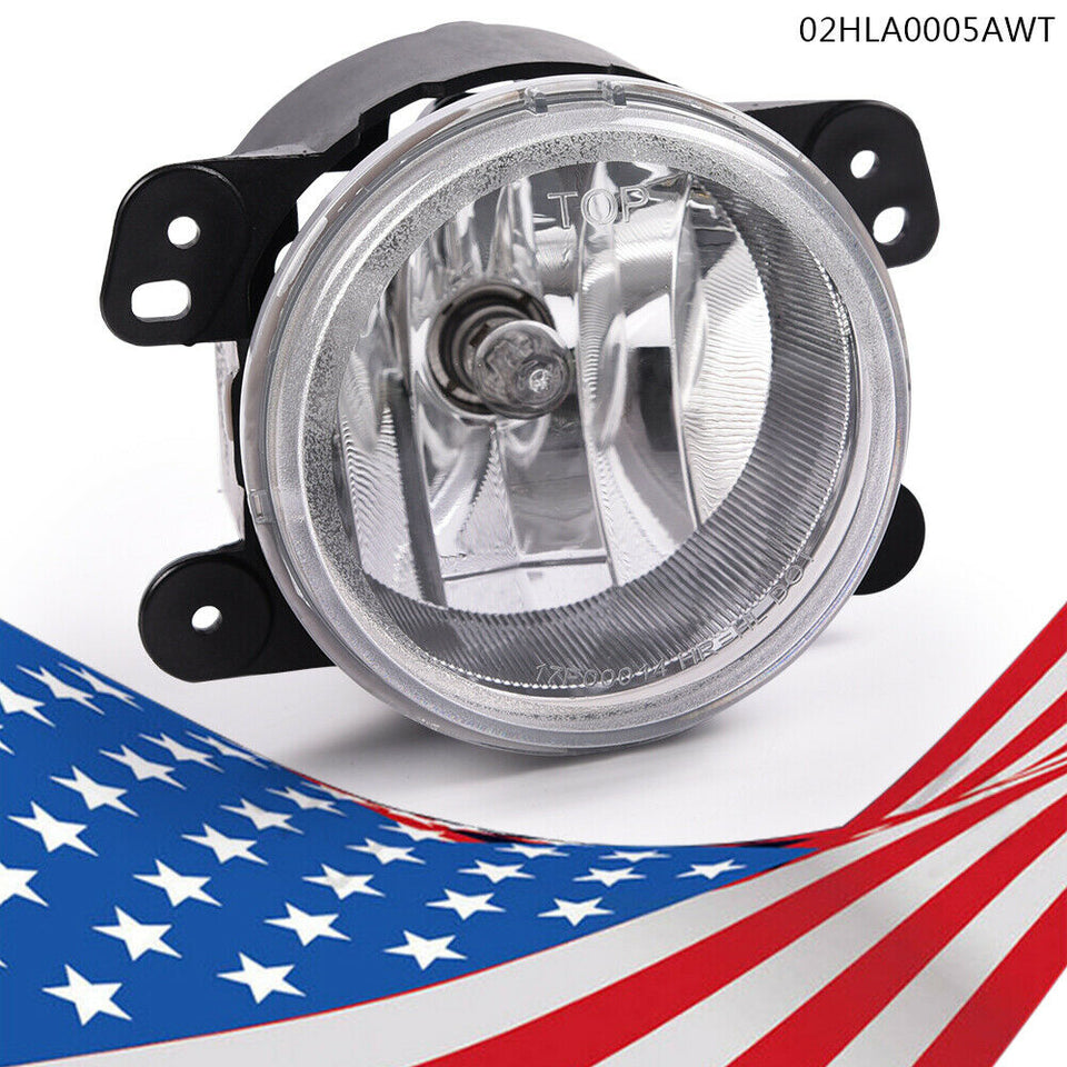 Left/Right Fog Light Lamp+Bule Fit For Jeep Grand Cherokee Dodge Journey Charger