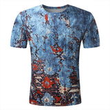 Mens T-Shirt Vintage Short Sleeve Blouse Summer Casual Fitness Tops Tee 2022 US