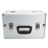 14"Pro Aluminum Makeup Train Case Jewelry Cosmetic Organizer Travel Box Lockable