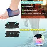 2 Pairs Heel Cups Protector Plantar Fasciitis Insoles Pads For Foot Support Pain