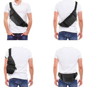 Concealed Carry Fanny Pack Holster Tactical Pistol Waist Pack Bag Gun Holster US