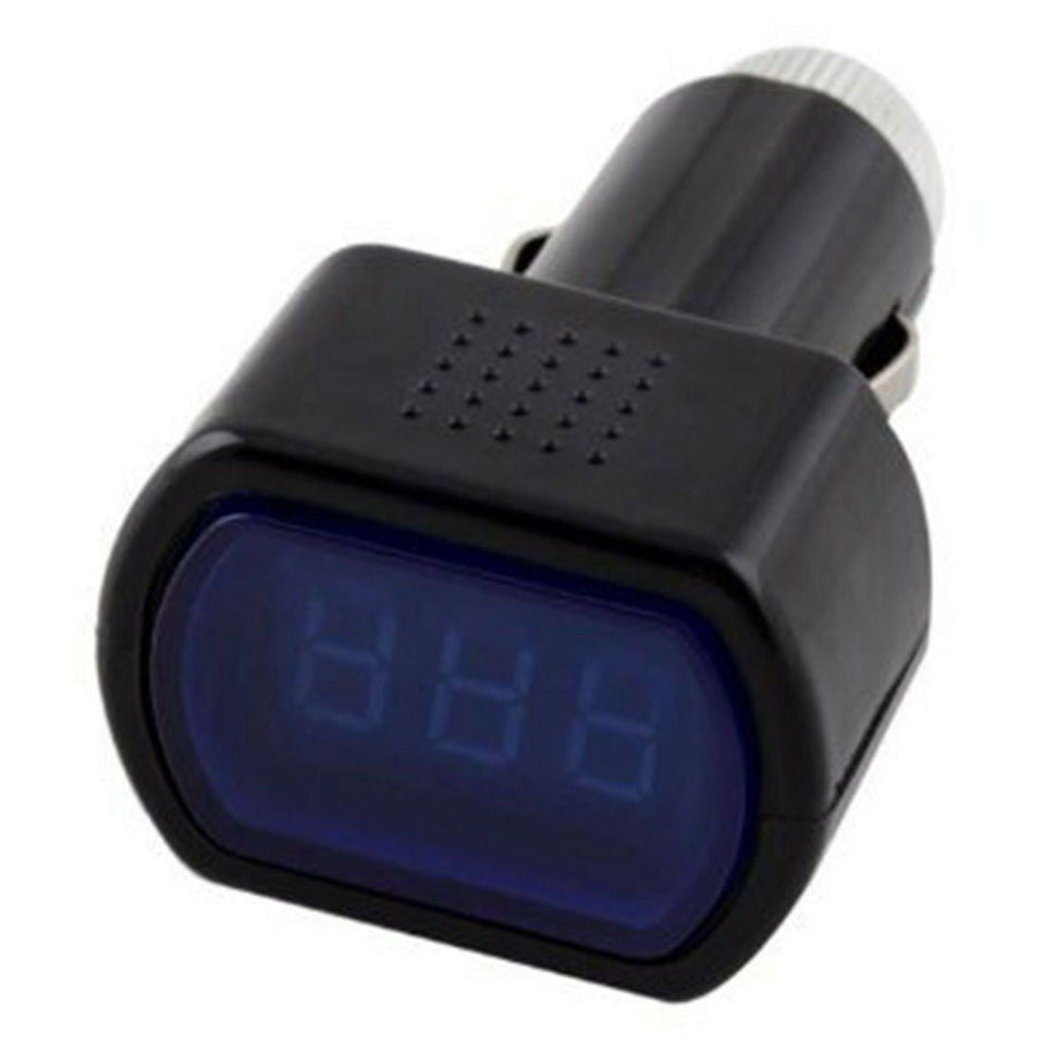 Digital LED Auto Car Cigarette Lighter Volt Voltage Gauge Meter Monitor 12V/24V