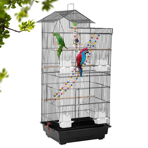 BestPet Bird Cage Parakeet Cage 64 inch Open Top Standing Parrot Cage