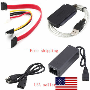SATA PATA IDE to USB 2.0 Adapter Converter Cable For 2.5 / 3.5 Inch Hard Drive