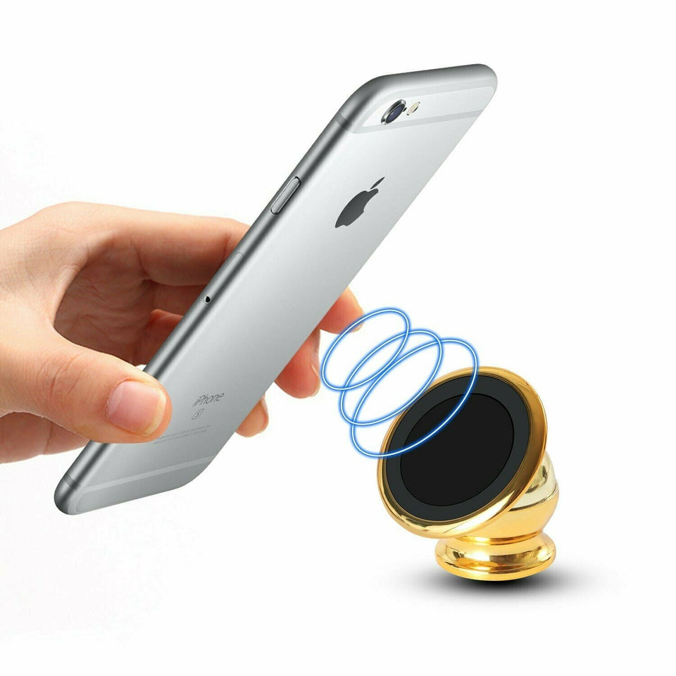 2-Pack 360 Degree Magnetic Car Mount Dashboard Holder For Cell Phone Universal