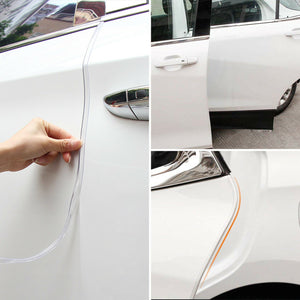33ft U Shape Clear Rubber Seal Car Door Edge Guard Molding Trim Protectors Strip