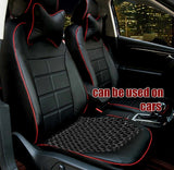 Zone Tech Beaded Wooden Car Motorcycle Massaging Seat Chair Cover Cushion Pad