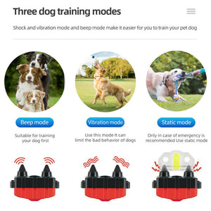2600 FT Dog Training US Collar Rechargeable Remote Shock PET Waterproof Trainer 606314771706