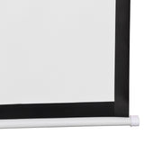 119" Manual Pull Down Projector Projection Screen Home Theater Movie 84"x84"  757510706563