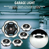 E27 5-Leaf LED Garage Light Bulb Deformable Ceiling Fixture Lights Workshop Lamp