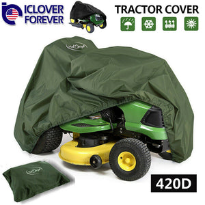 54” Riding Mower Lawn Tractor Cover Waterproof Heavy Duty 420D UV Protector Tarp