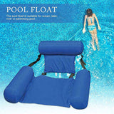 Inflatable Foldable Floating Bed Float Chair Beach Swimming Pool Raft Water Toy