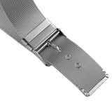 Men's Quartz Wrist Watch Stainless steel Metal Mesh Strap Multi Time Zone Analog