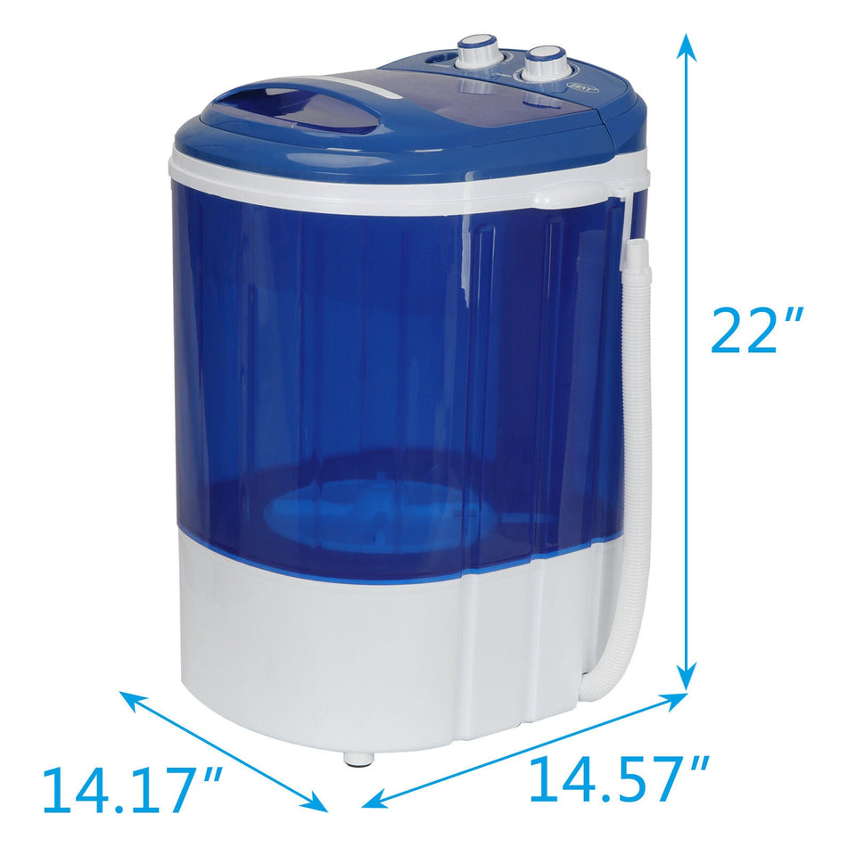 7.9 lbs Portable Compact Washing Machine Mini Laundry Washer Idea for Dorm Rooms