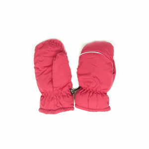 Kids Toddlers Fleece Lined Winter Gloves Waterproof Assorted Solid Color Mittens