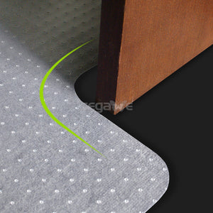 36" x 48" PVC Home Office Chair Floor Mat Studded Back with Lip for Pile Carpet 700161263480