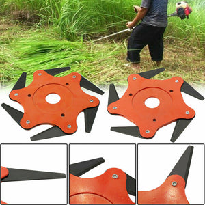 Universal String Trimmer Head 5T & 6T Steel Blades Lawn Mower Grass Weed Cutter