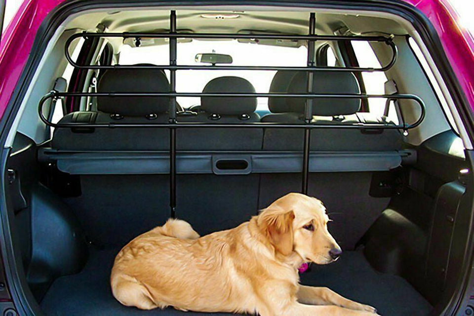 Zone Tech Pet Barrier Car Suv Adjustable Divider Bar Dog Safety Fence Van Cage 723508900992