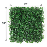10pcs Artificial Boxwood Panels Topiary Hedge Plant Privacy Grass Panel 10"x10"