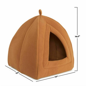 Cat Pet Igloo Cave Enclosed Covered Tent House Removable Cushion Bed Hideout 191344877271