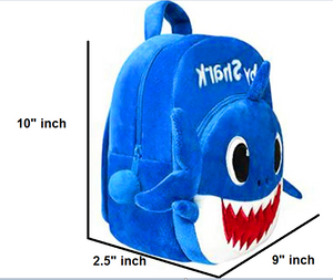 Baby Shark 3-D Cartoon Plush Backpack for little kids